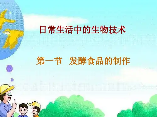 生物：发酵食品的制作课件