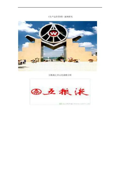 五粮液之多元化战略分析
