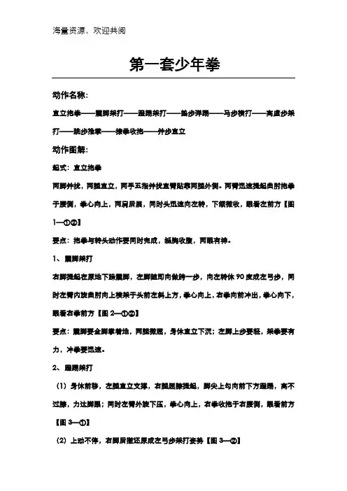 少年拳(第一套)图解