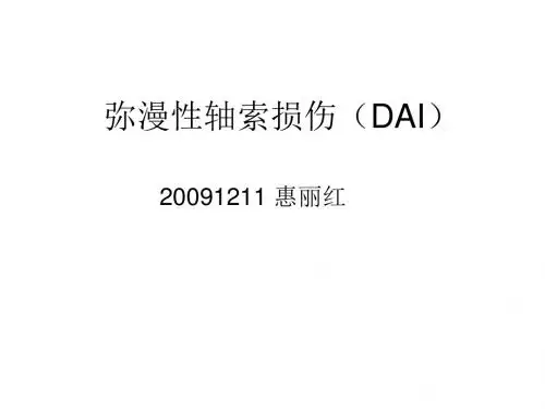 弥漫性轴索损伤ppt课件