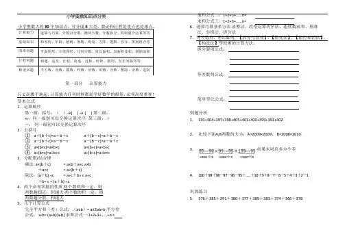 小学奥数系统讲义完整版