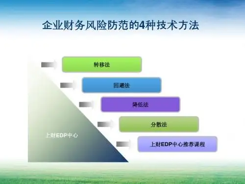 企业财务风险防范的4种技术方法-风险管理