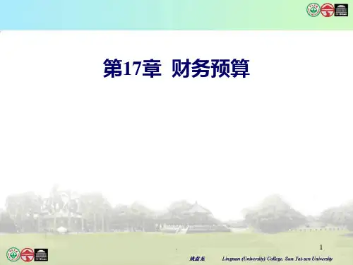 财务预算PPT课件