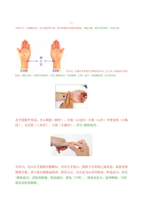 手部穴位图