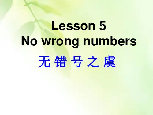 新概念二Lesson-5(共47张PPT)