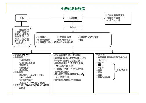 中暑的急救程序