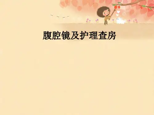腹腔镜及护理查房ppt课件