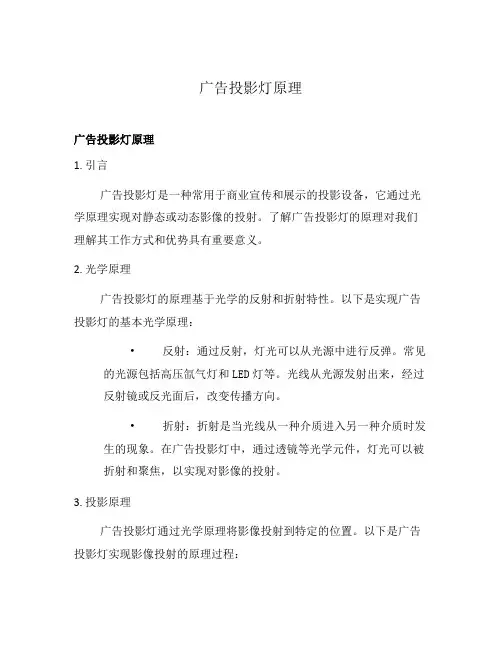 广告投影灯原理