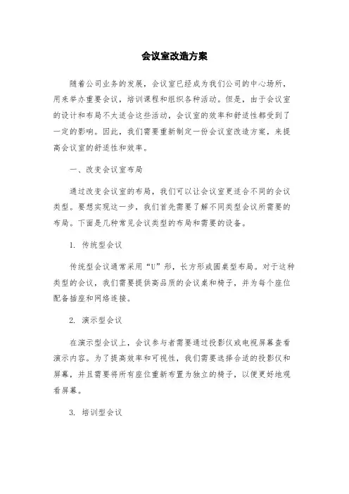 会议室改造方案