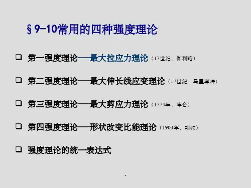 四种强度准则