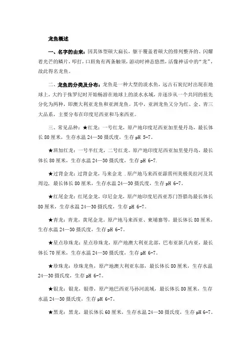 关于金龙鱼