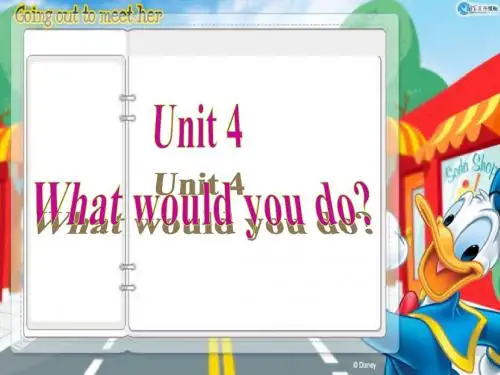 Unit 4 What would you do Section A1