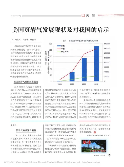 美国页岩气发展现状及对我国的启示