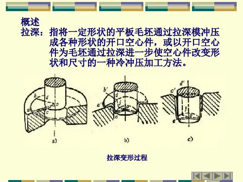 拉深工艺与拉深模设计