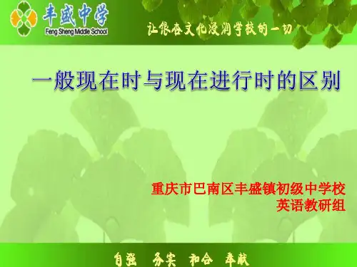 一般现在时与现在进行时的区别