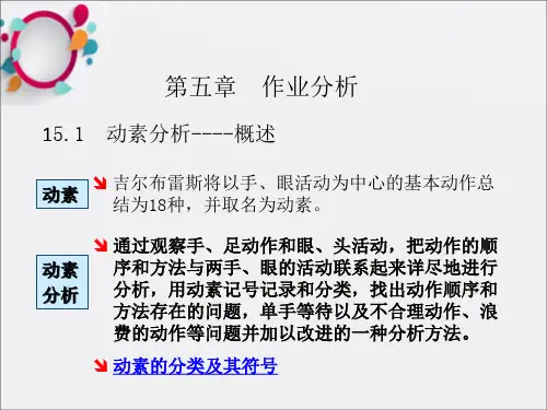 《动作分析工业工程》PPT课件