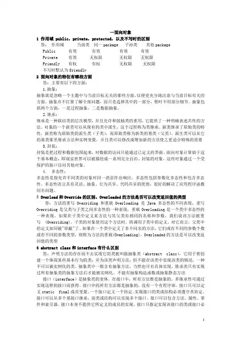 软件工程师—java笔试题