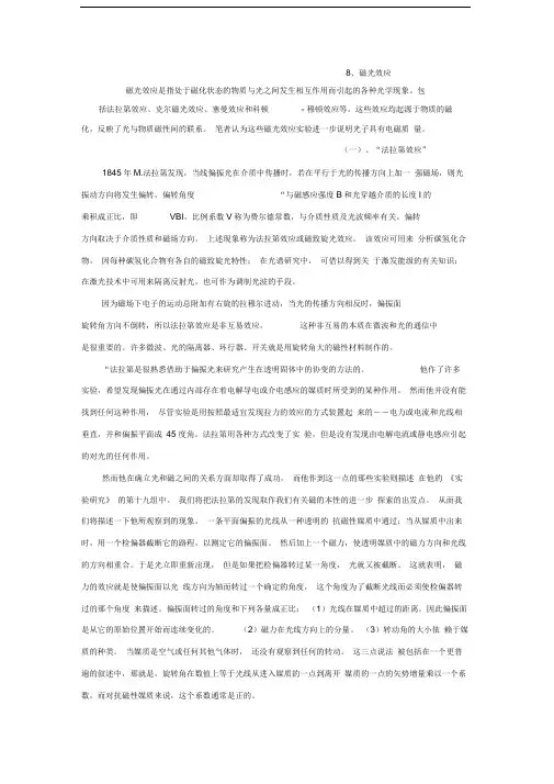 8、磁光效应解析