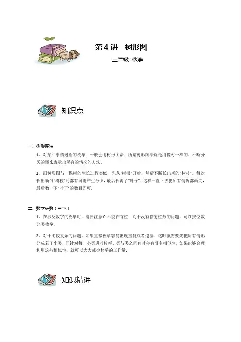 第04讲树形图(教师版)