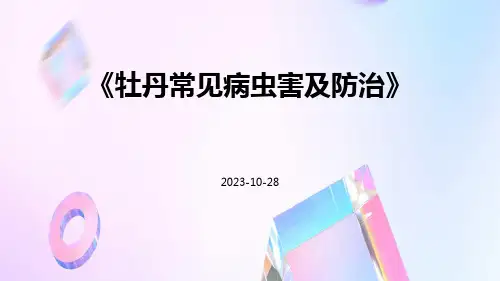 牡丹常见病虫害及防治