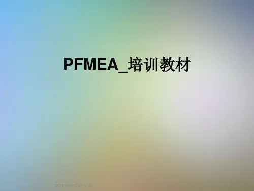 PFMEA_培训教材