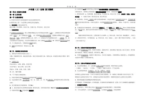 (2020年整理)鲁教版六年级生物复习提纲.pptx