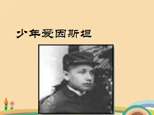 九年级语文少年爱因斯坦PPT精品课件