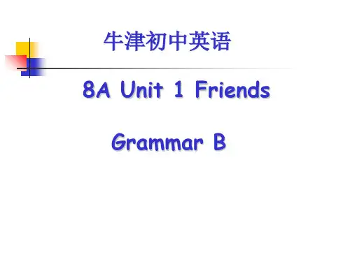 牛津译林英语八年级上册unit1Grammar (共35张PPT)