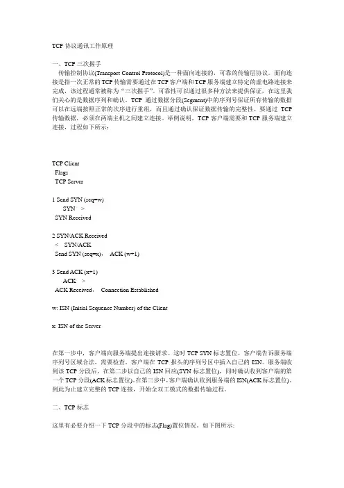 tcp通信过程