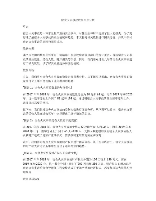 宿舍火灾事故数据图表分析