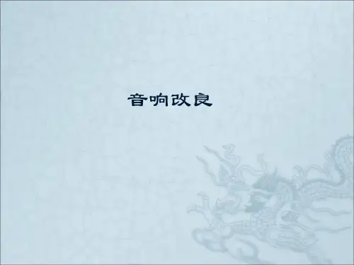 音响调研