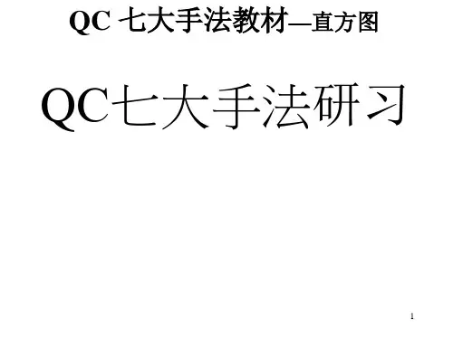 QC七大手法教材(直方图)7