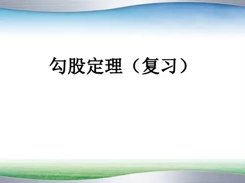 新人教版八年级数学下册《十七章 勾股定理  小结  习题训练》课件_21