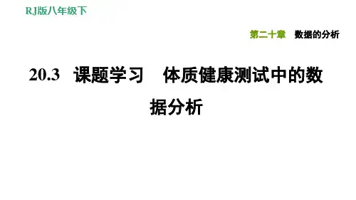 《体质健康测试中的数据分析》ppt课件1