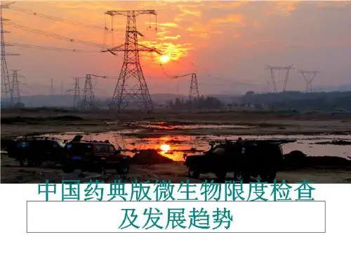 最新中国药典版微生物限度检查及发展趋势PPT课件