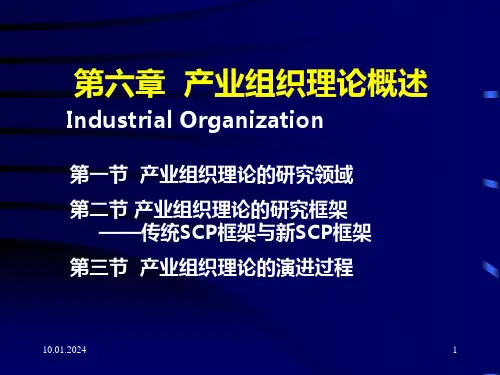第二章产业组织理论概述