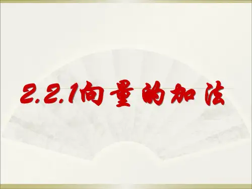 向量的加法