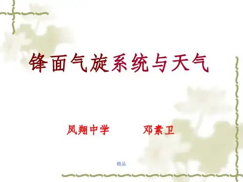 锋面气旋系统课件