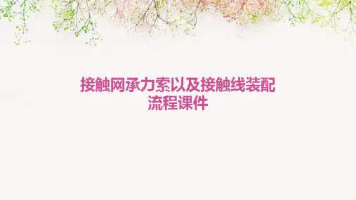 接触网承力索以及接触线装配流程.课件