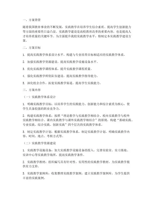 实践教学_建设方案