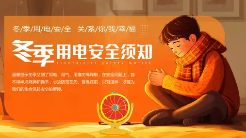冬季用电安全火情报警与逃生筑起安全屏障课件PPT
