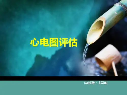 护理类课件-健康评估课件(共37张PPT)心电图评估