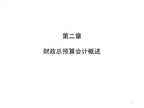 财政总预算会计概述