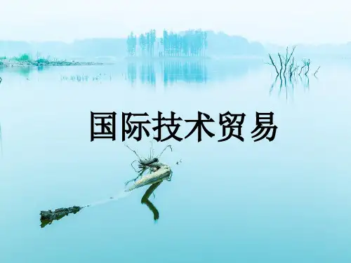 国际技术贸易概述PPT教学课件
