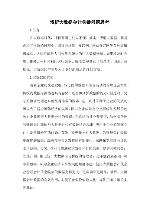 浅析大数据会计关键问题思考.docx