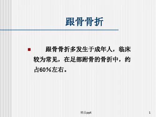 跟骨骨折PPT课件