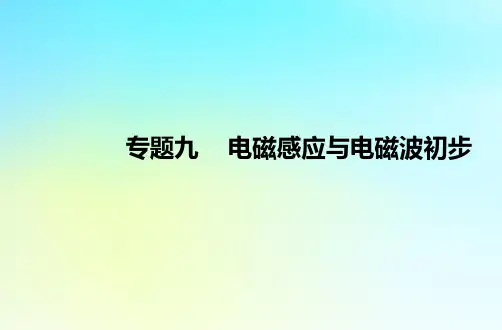 2024届高考物理学业水平测试复习专题九电磁感应与电磁波初步课件