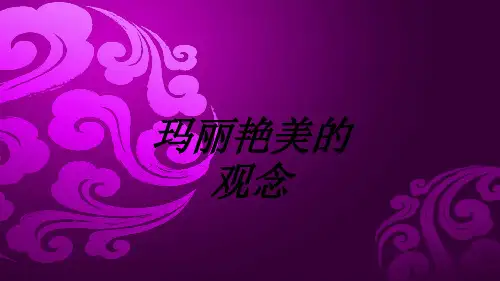 玛丽艳美的观念课件