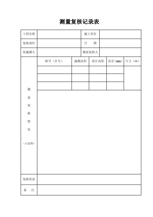 测量复核记录表.doc