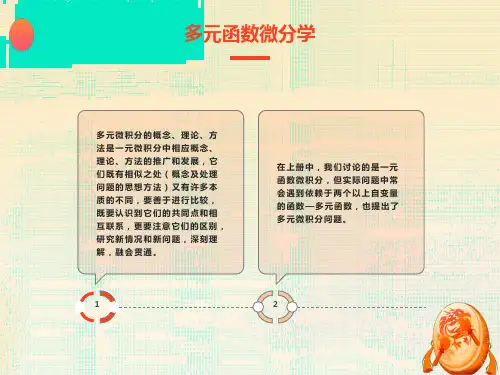 高数课件21多元函数微分学